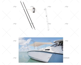 MASTRO TOLDO TELESCÓPICO 1024/1845mm (2u) MARINE TOWN
