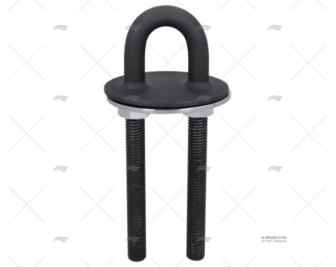 GOLFARE HD NERO LUNGO 16mm INOX 316 MARINE TOWN