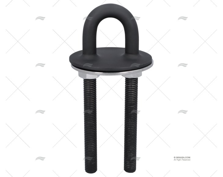 CÂNCAMO HD PRETO LONGO 16mm INOX 316 MARINE TOWN
