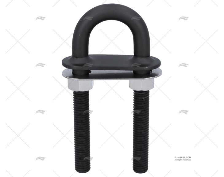 CÂNCAMO DELUXE PRETO LONGO 12.7mm INOX 3 MARINE TOWN
