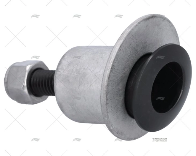 SUPPORTO ALBERO C/FILETTATURA NERO 40mm INOX MARINE TOWN