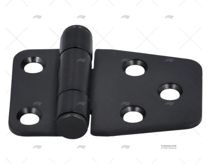 FRICTION HINGE BLACK 37.2x57mm SS 316 MARINE TOWN