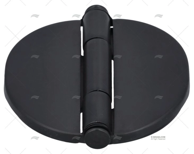 BUTTERFLY HINGE BLACK 66.2x66.6mm SS 316 MARINE TOWN