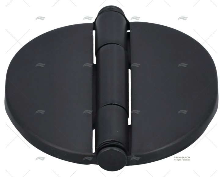 BUTTERFLY HINGE BLACK 66.2x66.6mm SS 316 MARINE TOWN