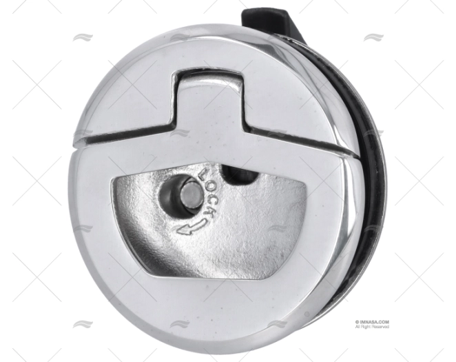 CHIUSURA BOCCAPORTO INOX 316 CON SERRATURA 2" MARINE TOWN