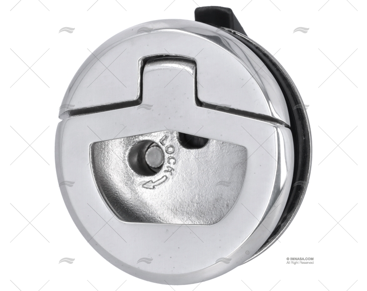 FECHO ESCOTILHA INOX 316 C/ FECHADURA 2" MARINE TOWN