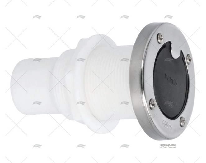 PASSASCAFO C/COPERCHIO INOX FINO A 2-1/8" PERKO