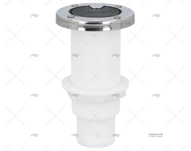 PASSASCAFO C/COPERCHIO INOX FINO A 3-1/4" PERKO