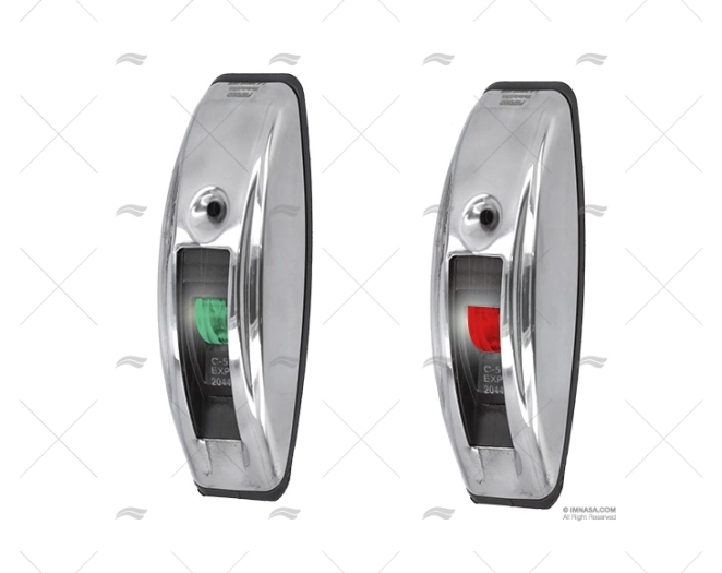 JOGO DE LUZES VERTICAL 2NM LED C5 INOX PERKO