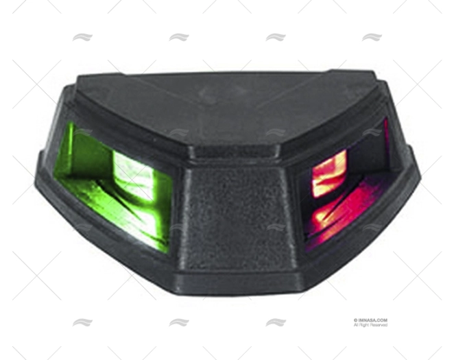 LUZ BICOLOR HORIZ. TRIANG. PRETA LED C5 PERKO