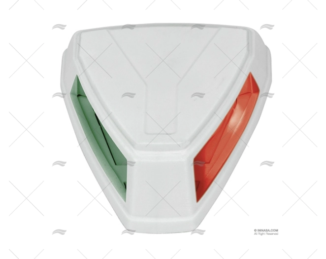 BI-COLOR LIGHT HORIZ. ANG.WHITE LED C5 PERKO