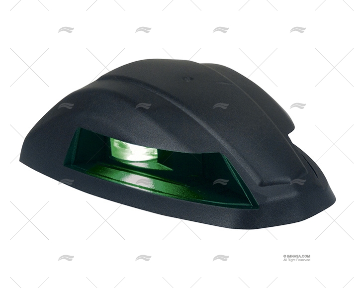 LUZ BICOLOR HORIZONTAL REDONDA PRETA LED C5 PERKO