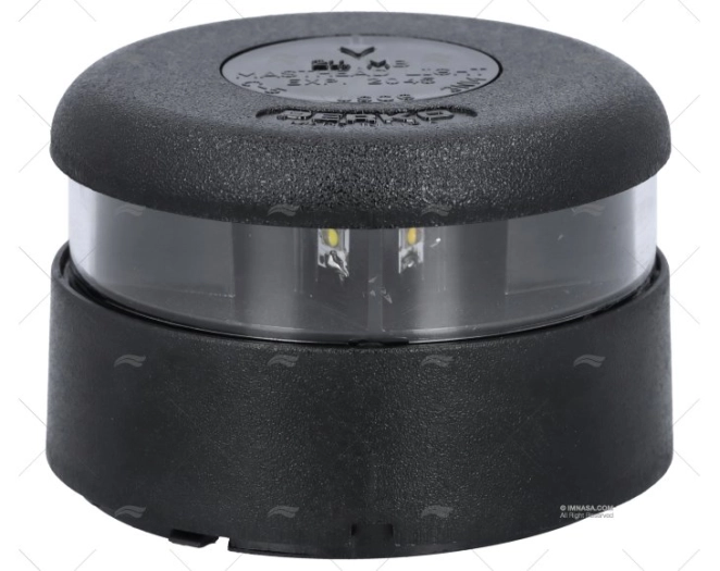 BASE MOUNT MASTHEAD LIGHT BLACK C5 LED 3 PERKO