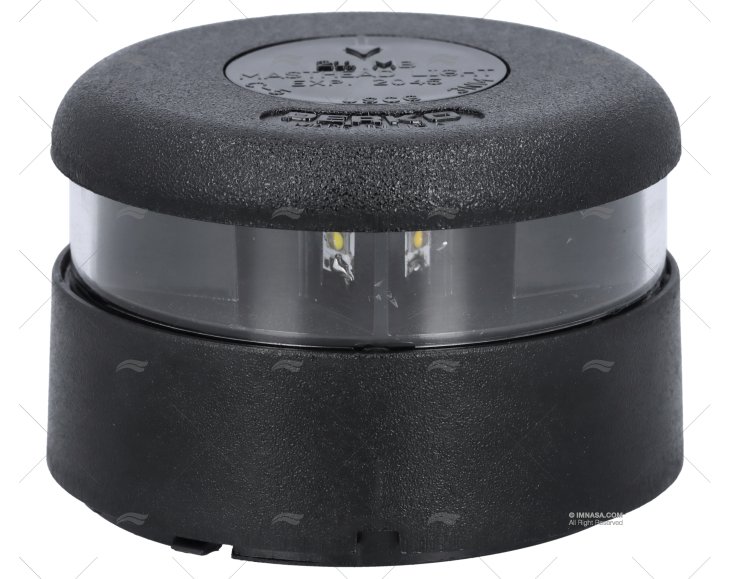 BASE MOUNT MASTHEAD LIGHT BLACK C5 LED 3 PERKO