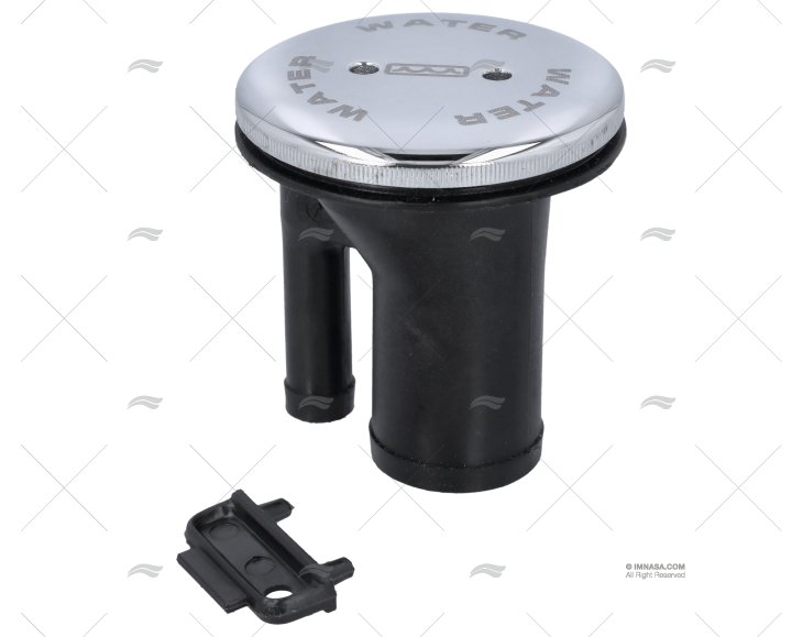TAPPO DI ACQUA 1-1/2" DRITTO CROM. PERKO