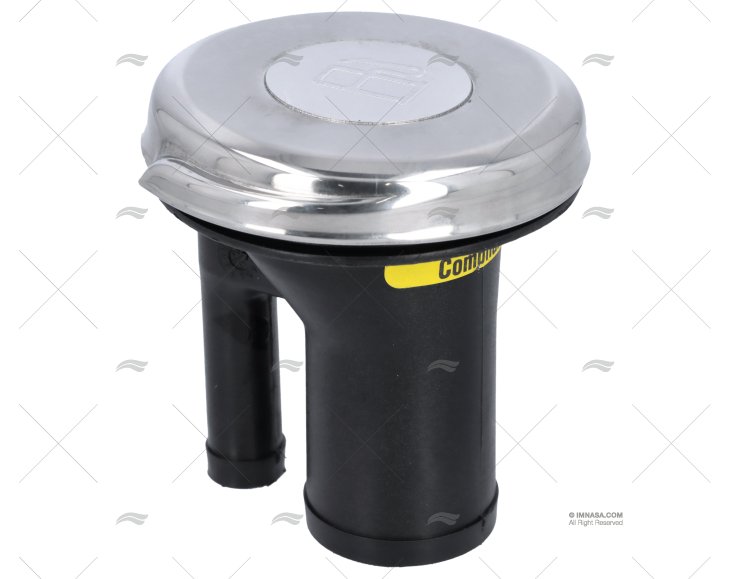 TAMPÃO DE GASOLINA1-1/2" RETO INOX PERKO