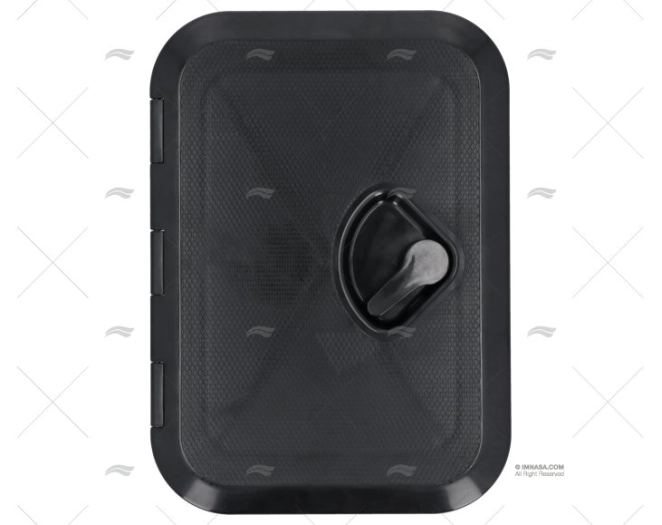 TAMPA REGISTO ABS PRETO 270x375mm