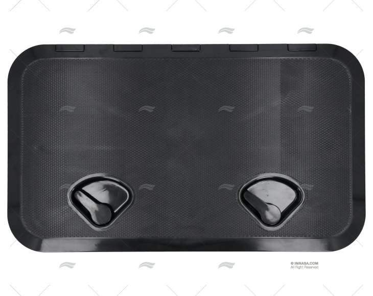 TAMPA REGISTO ABS PRETO 353x606mm