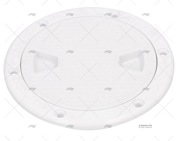 TAMPA REGISTO REDONDO ABS BRANCA 141mm