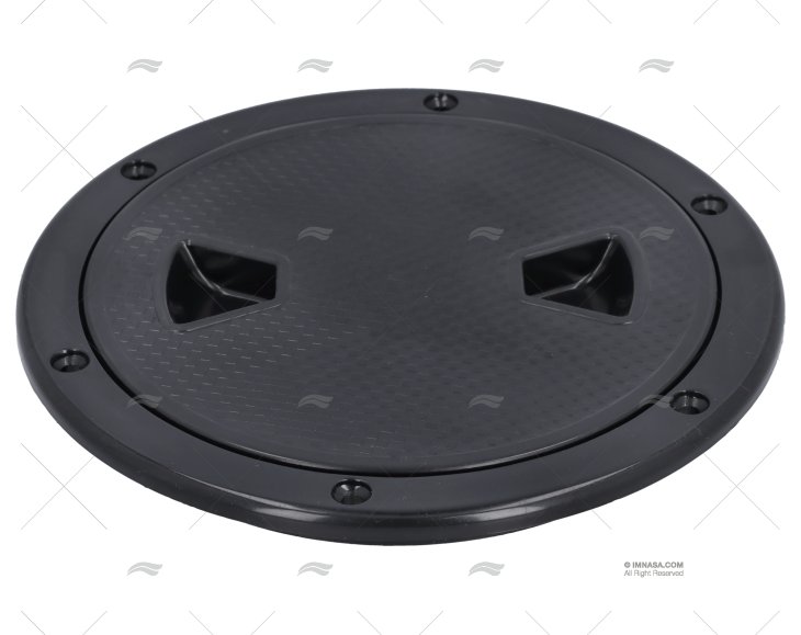 COPERCHIO PORTELLO DI ISPEZIONE ROTONDO ABS NERO 196mm