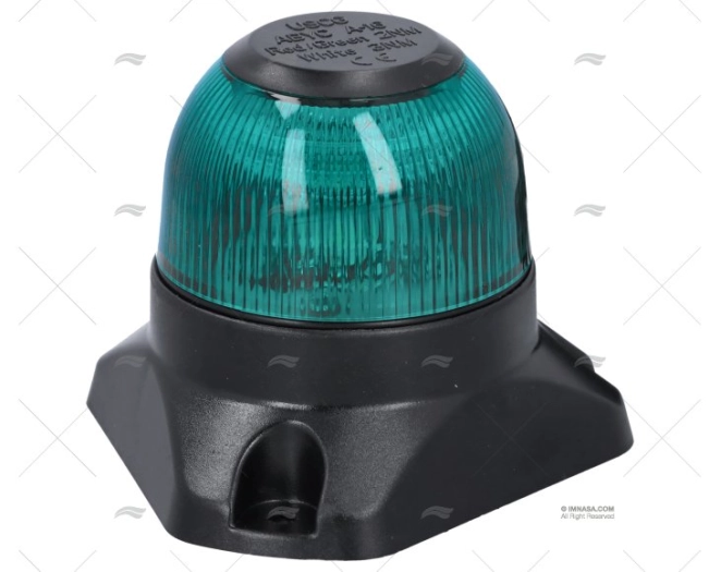 LED ALL ROUND LIGHT 3NM GREEN 10-30V