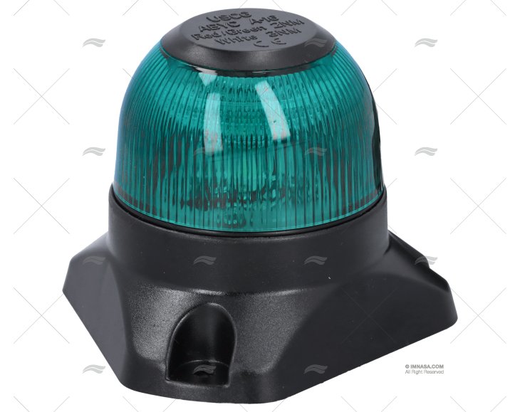 LED ALL ROUND LIGHT 3NM GREEN 10-30V