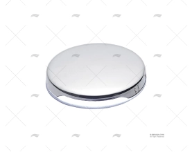 LED CORTESIA REDONDO C/TAMPA INOX LADO IN