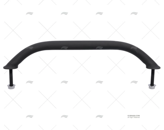 OVAL HANDRAIL INOX BLACK PVD 305mm