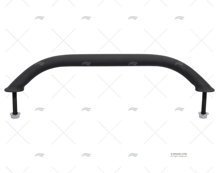 CORRIMÃO OVAL INOX PRETO 305mm