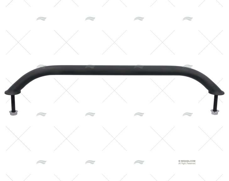 CORRIMÃO OVAL INOX PRETO 405mm