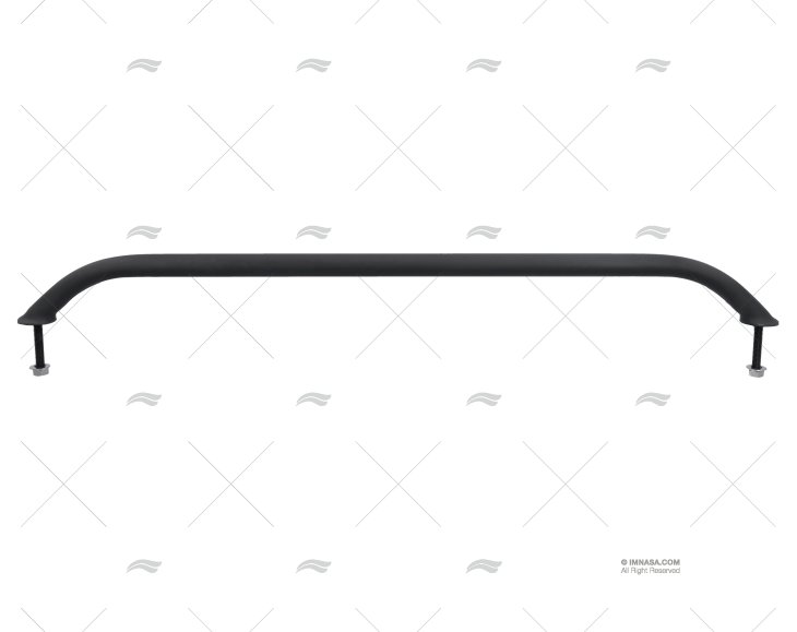 CORRIMÃO OVAL NOX PRETO 610mm