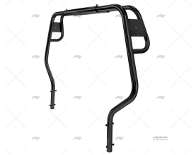 ARCO PORTA RADAR INOX 316 NERO 1280mm