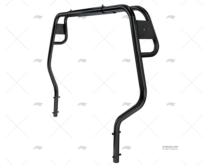 ARCO PORTA RADAR INOX 316 NERO 1280mm
