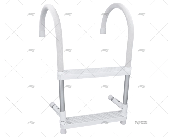 ESCALERA 2 PELD. ALUMINIO EXTRAIBLE