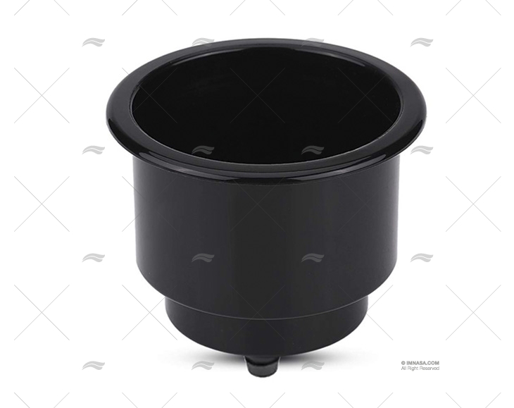 CUP HOLDER SS 316 BLACK 3-5/16"