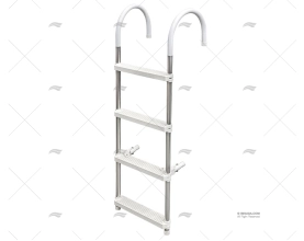 ESCALERA 4 PELD. ALUMINIO EXTRAIBLE