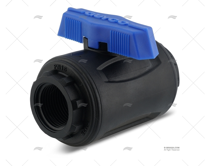 BALL VALVE 2 WAYS NYLON 2" NORMA