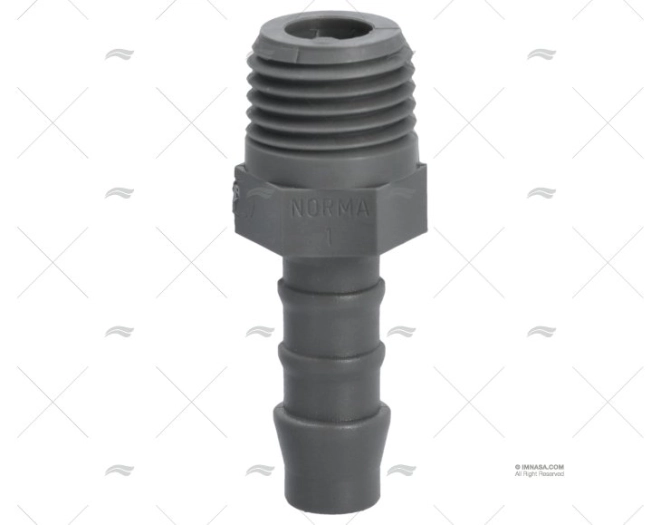 RACCORDO M10x1    CONN.  8mm PL (4pz) NORMA