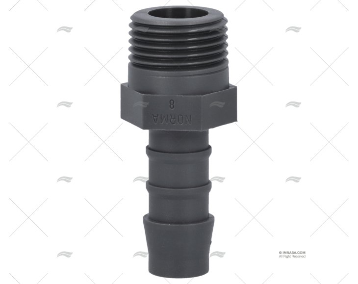 RACCORDO 3/8"    CONNESSIONE 10mm PL (4pz) NORMA