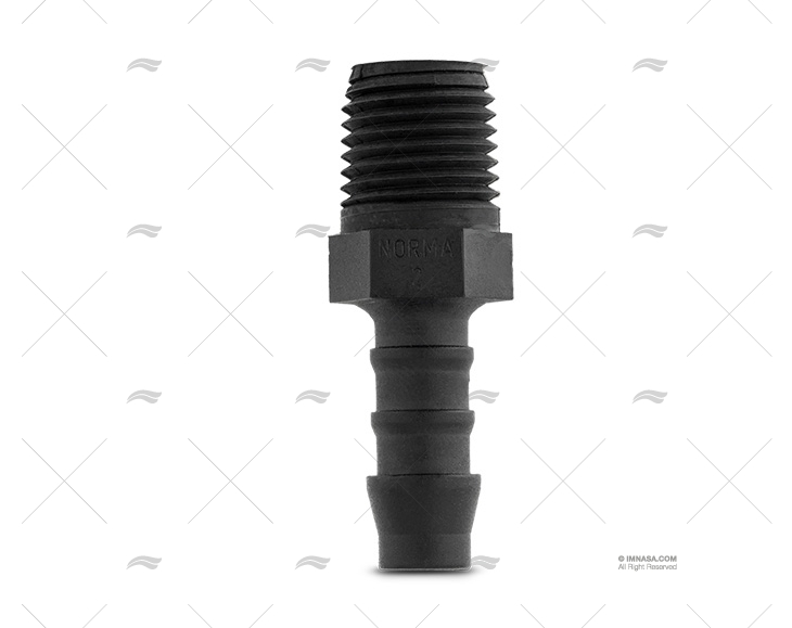 RACORD R3/8"NPT CONEX 10mm PL (4u) NORMA