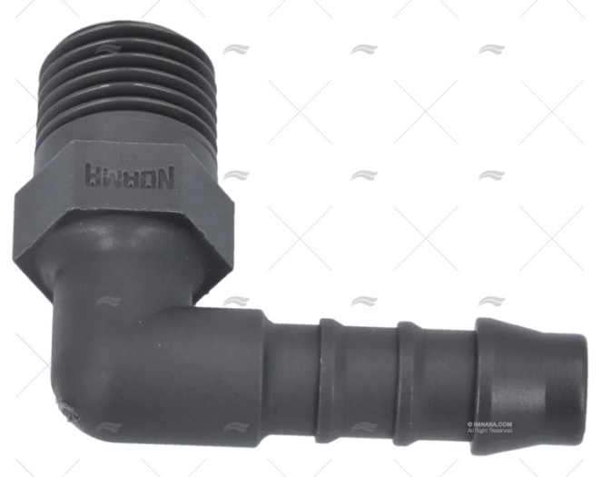 RACCORD 1/4"    CONEXÃO  8mm PL "L" (4u) NORMA