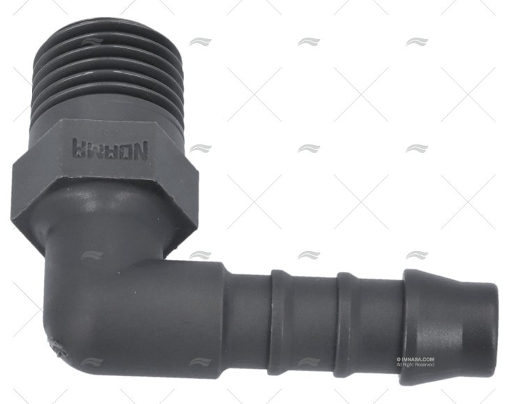 RACCORDO 1/4"    CONNESSIONE  8mm PL "L" (4 pz) NORMA