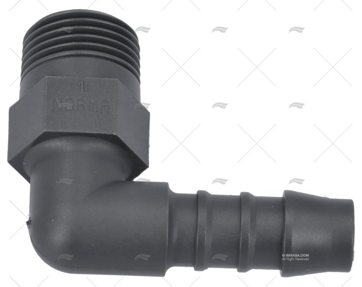 RACORD R3/8"NPT CONEX 10mm PL "L" (4u) NORMA