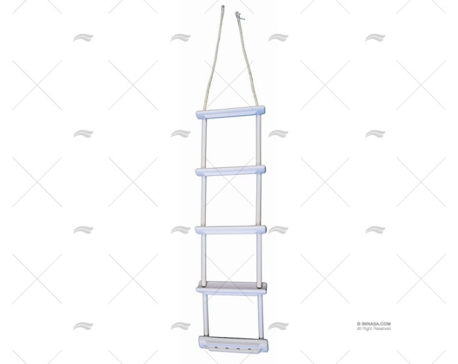 FOLDING LADDER IN PLASTIC AND ROPE