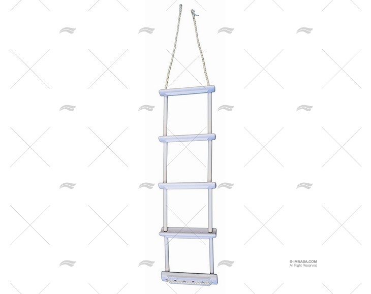 FOLDING LADDER IN PLASTIC AND ROPE