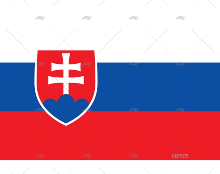 BANDEIRA SLOVAKIA 30x 20cm ADRIA BANDIERE