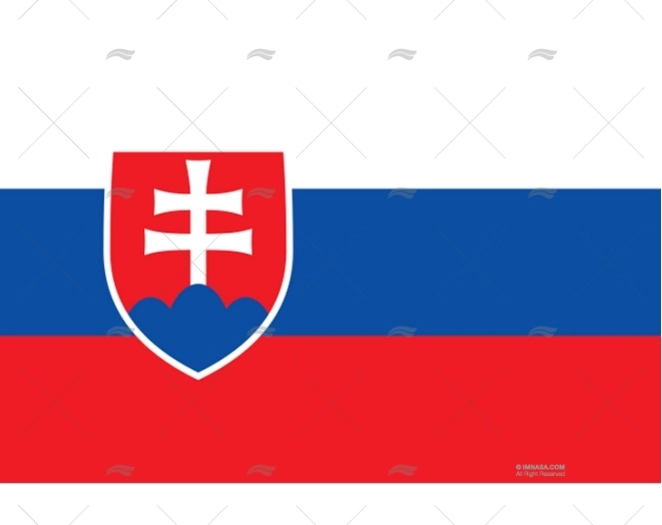 BANDEIRA SLOVAKIA 45x 30cm ADRIA BANDIERE