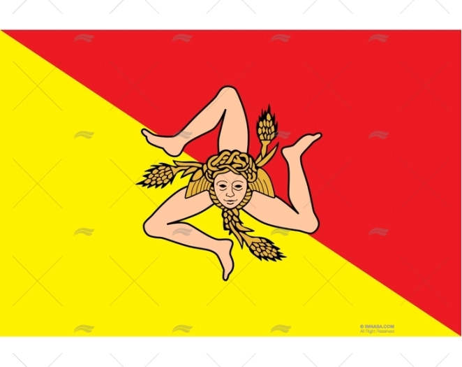 SICILIA FLAG 30x 20cm ADRIA BANDIERE