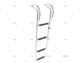 ESCALERA 4 PELD. EXTRAIBLE AGARRADEROS