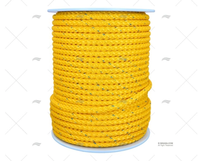CORDAGE LIROS NAUTIC 14mm JAUNE 150m